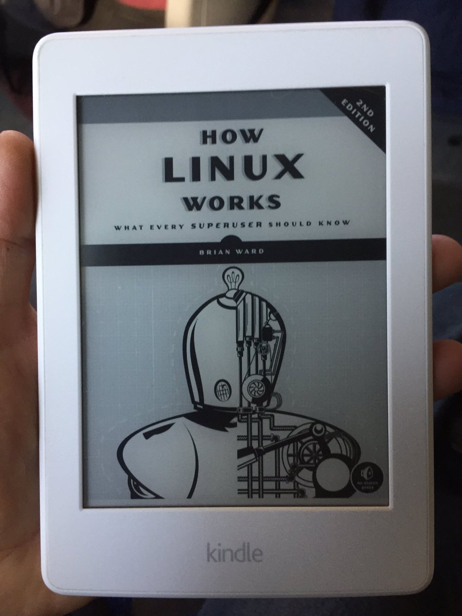 frededison's tweet image. Let&apos;s see...downloaded a sample. #linux #linuxnoob #nostarchpress