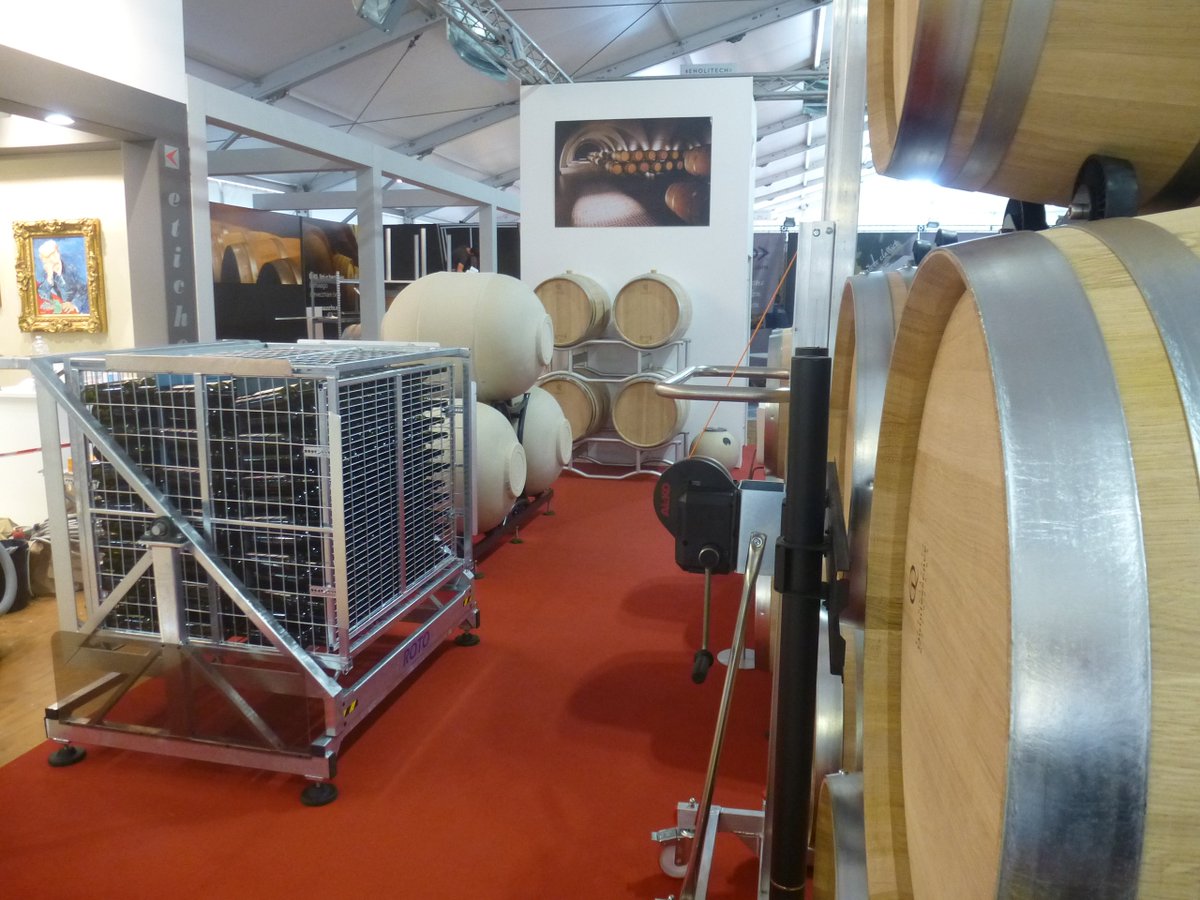 #baridainternational e #lafalsnc insieme al #Vinitaly! Padiglione F – #Enolitech stand G6 #rotojolly #bottistop #giropallet #metodoclassico