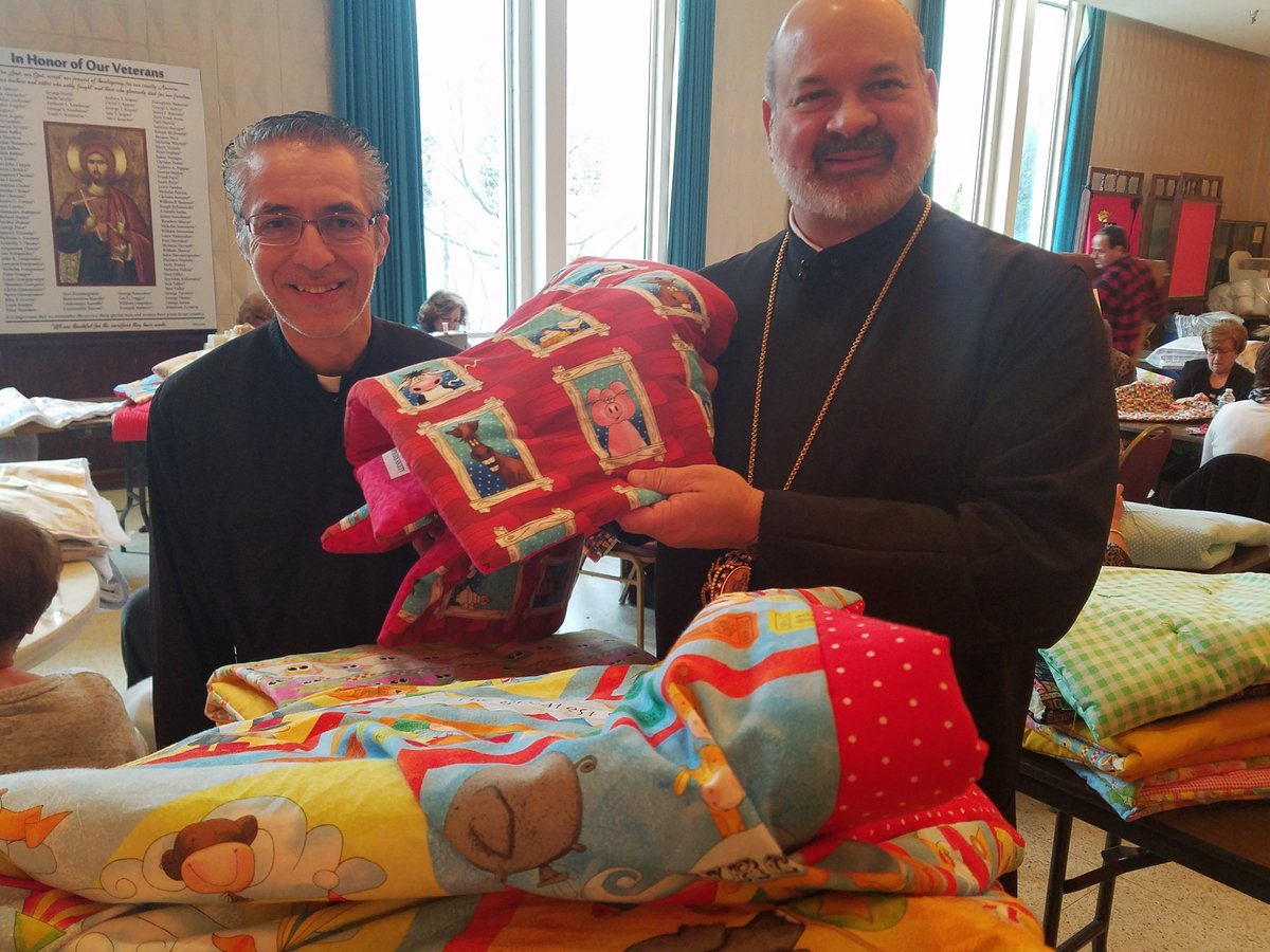 DemetriosBishop's tweet photo. #BishopDemetriosofMokissos dedicated #MetropolisofChicago Philoptochos Quilt-a-Thon event on Saturday, March 18. https://t.co/dNQrVpytkk https://t.co/QcoDEZp8k5