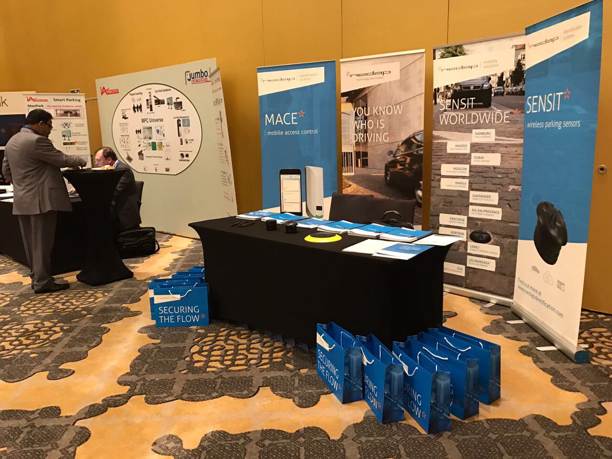 NedapIDS's tweet photo. Day 1 #Smart #Parking #Qatar Discussing the future of smart parking solutions and parking access with other industry professionals #ACMSPQ https://t.co/OcHKr8FAsm