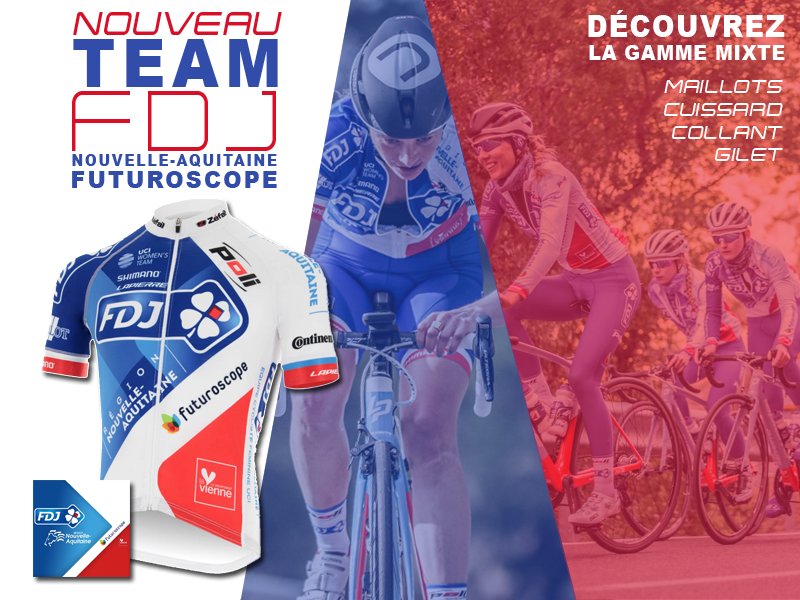 La collection FDJ 2017 est arrivée!
Retrouvez sur notre e-boutique les tenues officielles de la Team @FDJ_NAqui_Fut!
