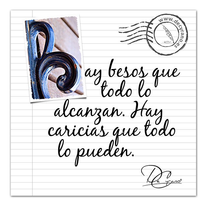 DeCyranoES's tweet photo. Frase de la Semana #decyrano.es es de #amor: "Hay besos que todo..."

  #eCardgratis #ecardsonline #cyrofollowers https://t.co/hvvWjkg6wL