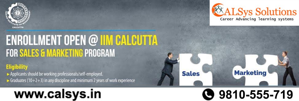 CalsysEducation's tweet photo. IIM Calcutta's specialized executive sales and marketing program. EPSM course at CALSYS.https://t.co/xj2e98yveo https://t.co/FHWtsi3p6K
