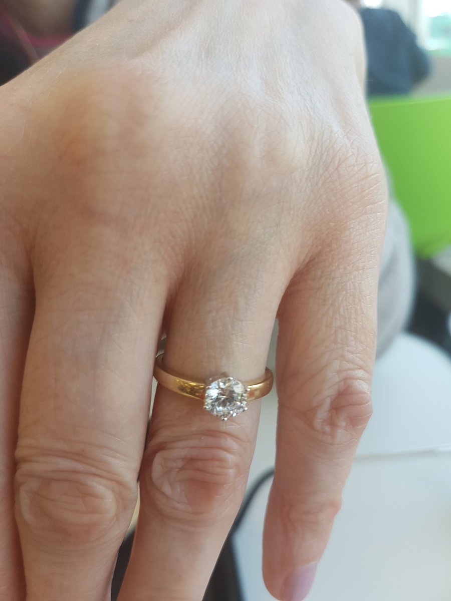 I am engaged for real now