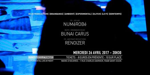 Partenaires #Concert Soirée digitale à #SaintOuen avec <a href="/mainsdoeuvres/">Mains d'Œuvres</a> ! Découvrez #NUMéROBé <a href="/BunaiCarus/">Bunai Carus</a> <a href="/Renoizer/">Renoizer</a> ! bit.ly/2oiaE7f