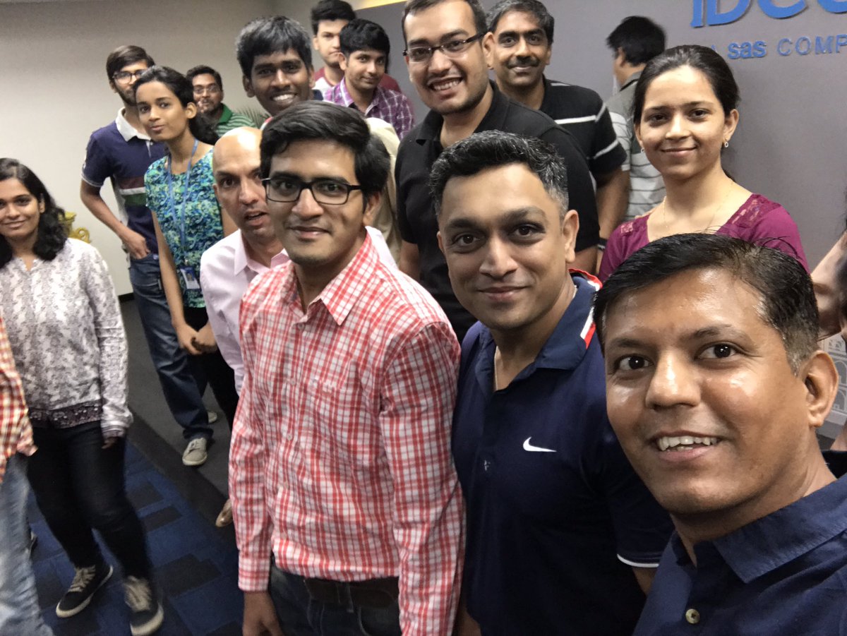 AshishParkhi's tweet photo. #IDeaSEveCircle thanks for arranging an Inspiring talk by @IronCoachRAD #IronMan @IDeaS_TechCen preparations on for #IDeaS10K #IDeaS21K https://t.co/2dGTAoCZiw