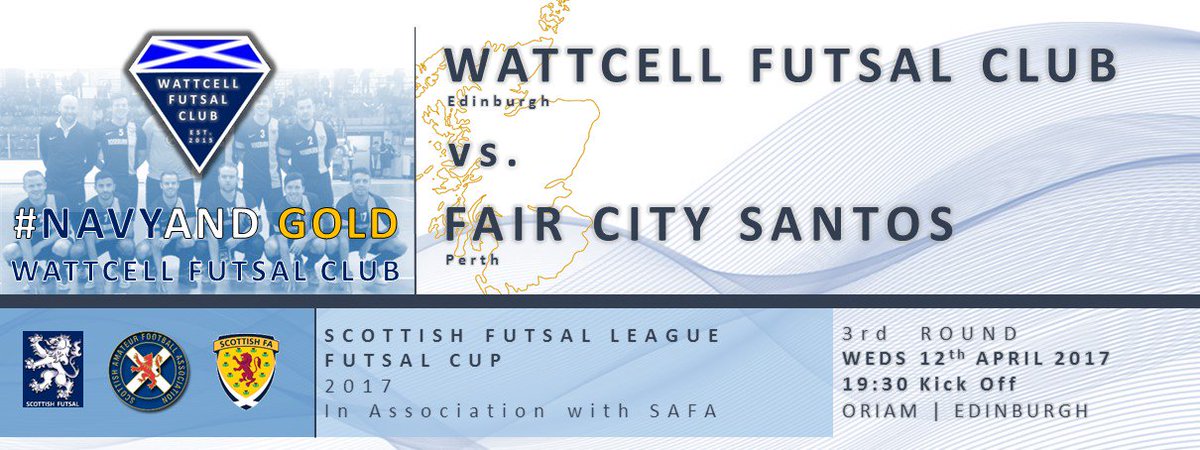 💙💛 WATTCELL | Scottish Cup

Our next game is this Wednesday in the Scottish Futsal Cup and its the tie of the round! #Futsal #Scotland 🏆