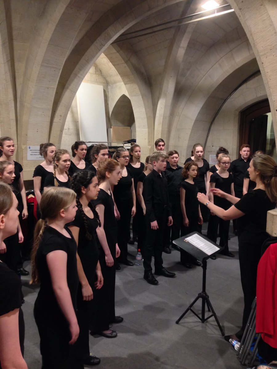 FarnhamYouthChr's tweet photo. Pre performance warm up #FYC tour https://t.co/qurrsMbxeN