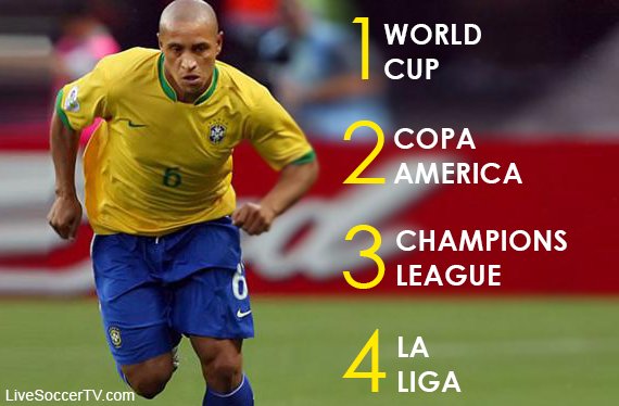 Happy birthday, Roberto Carlos  The Brazilian legend turns 4 4 Is he the best left-back in history? 