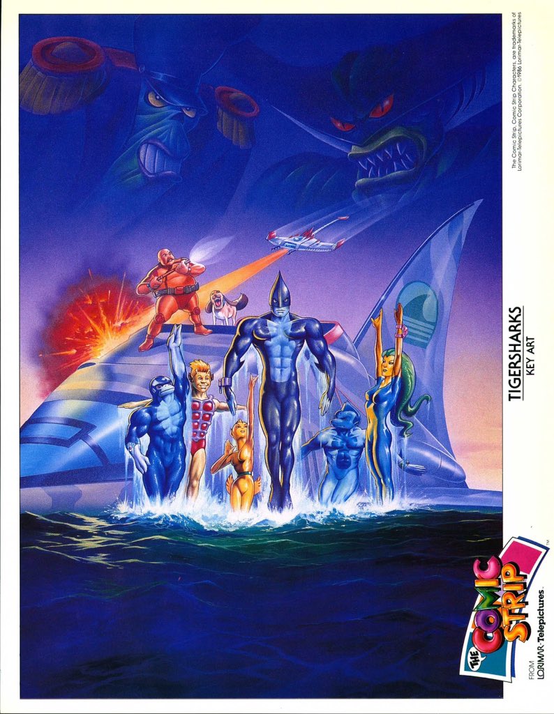 Nocternabooks's tweet photo. Great pic of the tigersharks! #tigersharks #cartoons #80s #dvdreleaseplease #thindercats https://t.co/lvlHYqMODb