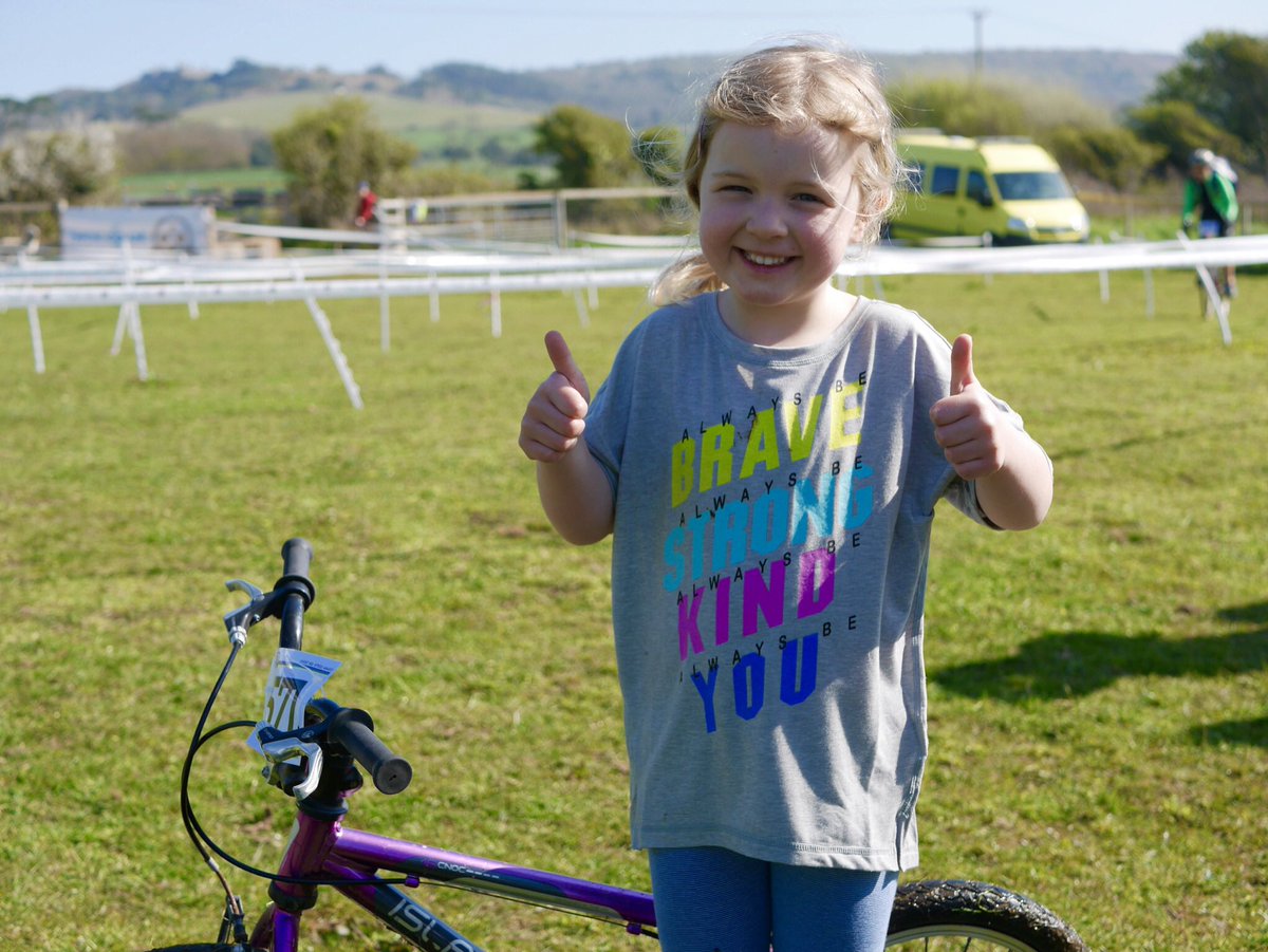 TeamJenxy's tweet photo. Starting the @ThisGirlCanUK attitude early with a muddy cyclocross for this 5 year old. Smiled through the whole event. https://t.co/O0WDiBVe9T