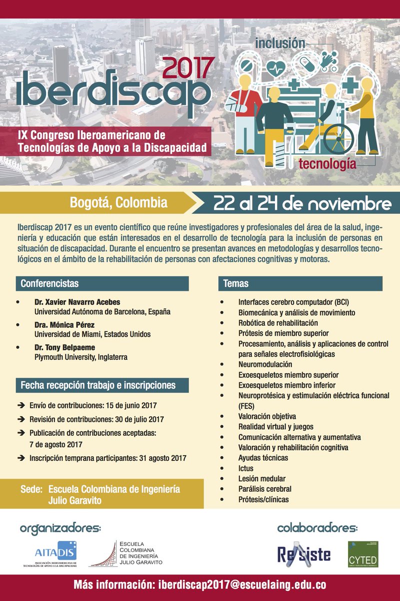 BMISLab's tweet photo. Call for Abstracts #IBERDISCAP 2017! https://t.co/d2rxPDmbZP https://t.co/101b3DurVq