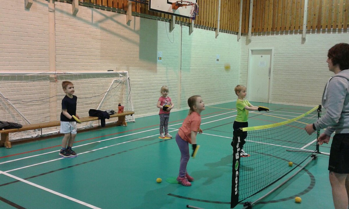 sportinmoray's tweet photo. Active Start at Lossie,learning tennis today for the 3-4yr olds!The next @andy_murray in the midst @TheMorayCouncil https://t.co/i5cal7Kmat