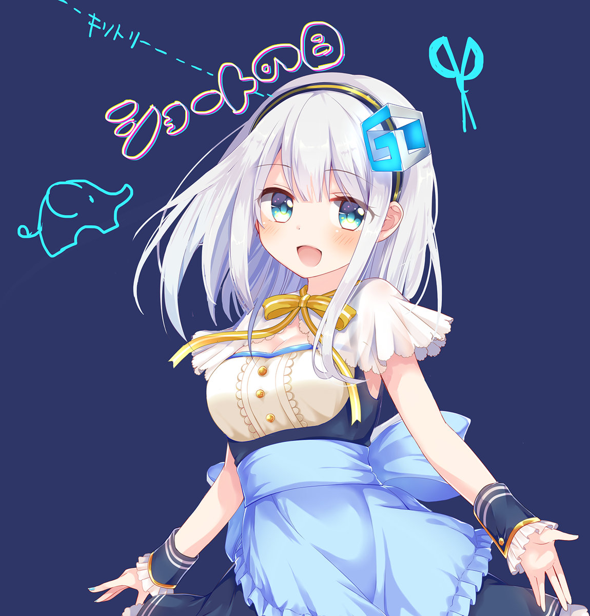 柊しろは 公式 ショートの日らしいので しろはの髪をすこし短くしました あと個人的な趣味趣向で前髪パッツンめに 胡麻乃先生ごめんなさい １ ショートの日