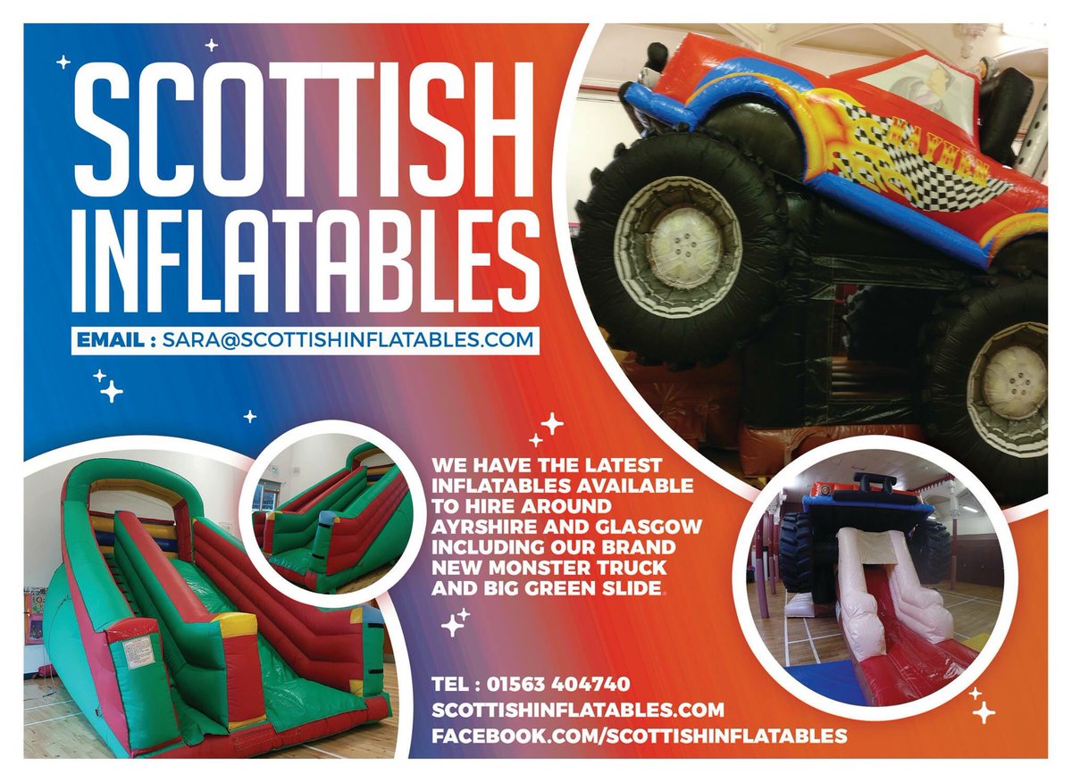 scotinflatables's tweet image. New flyers ready to go #flyers #scottishinflatables #inflatables #ayrshire #glasgow #business