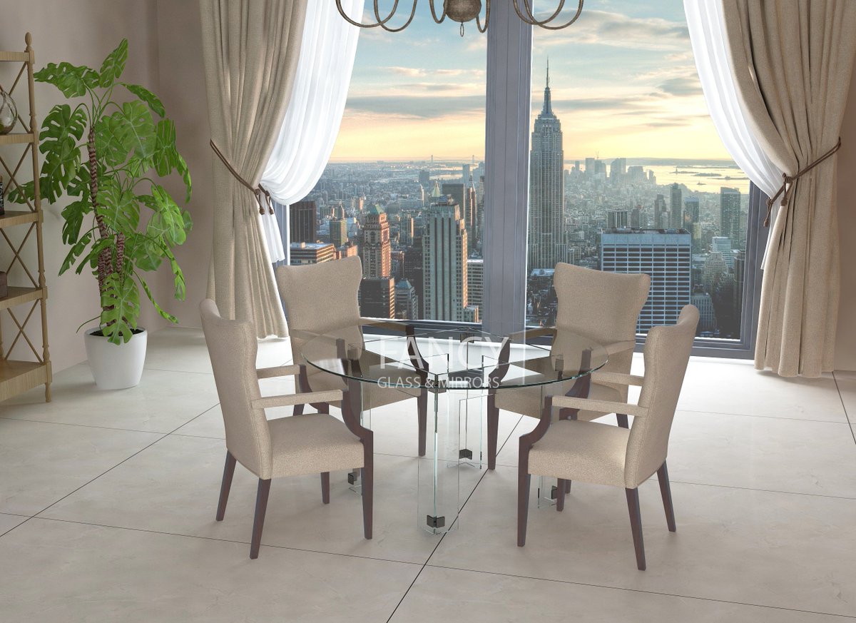 glass_tabletop's tweet image. DIAMOND CIRCLE DINING TABLE #glass #diningtable #circlediningtable #glasstable #circleglasstable #furniturenyc