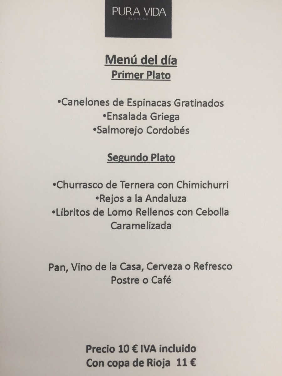 Empieza la Semana Santa comiendo en #puravida#menutrescantos