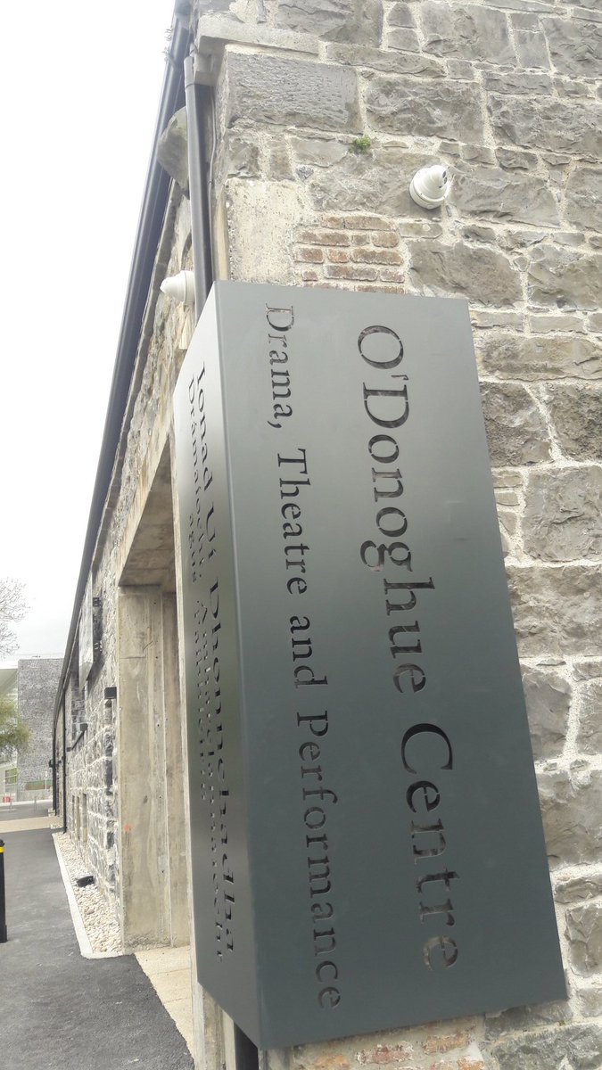 UniOfGalwayASC's tweet photo. Big congrats to our colleagues @NUIGDrama @plonergan1111 on the official launch today of the amazing new O'Donoghue Centre for Drama! https://t.co/Qw5vF3WEJo