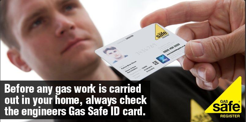 Having gas work done over the Easter break? Remember, always use a Gas Safe registered engineer - and don't forget to ask for their ID card.
