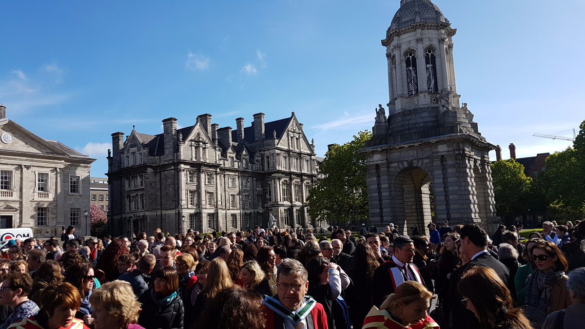 Trinity celebrated the beginning of Trinity Week by announcing 55 new Scholars, 14 new Fellows & one Honorary Fellow #TrinityMonday