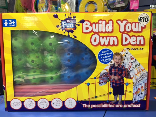 TheForumSC's tweet photo. Build your own den kit ONLY £10 @TheWorksStores  @TheForumSC for ONLY £10. https://t.co/rkfD6PogKO