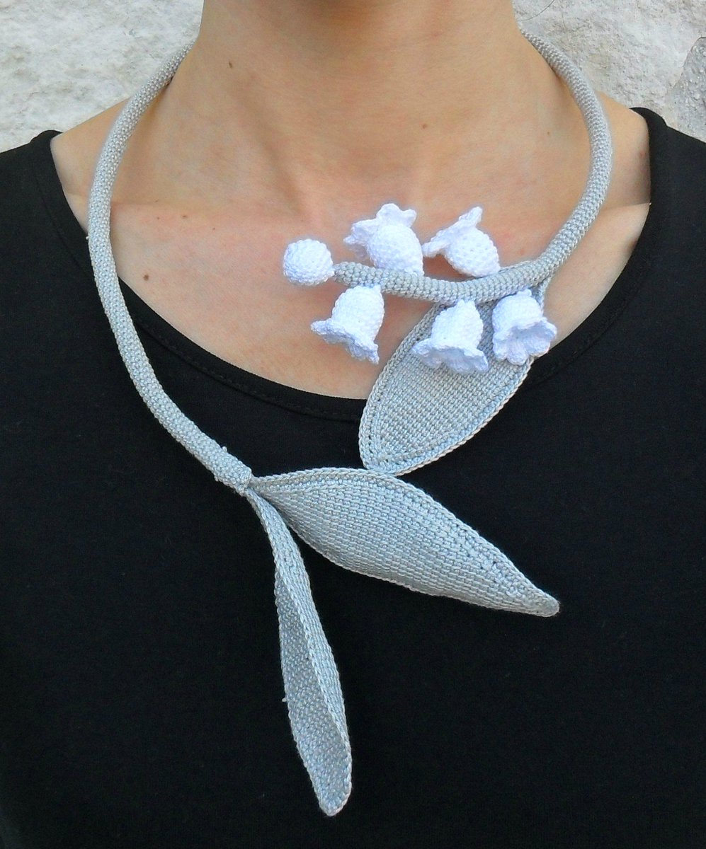 tania28093268's tweet photo. Check out this new crocheted necklace at https://t.co/Ap45aBQR0j https://t.co/xCP6JYm90b