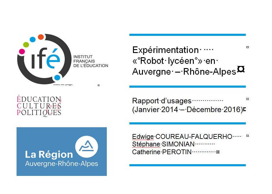 educIFE's tweet image. #robot #RobotAura #education le rapport est en ligne ife.ens-lyon.fr/ife/recherche/…