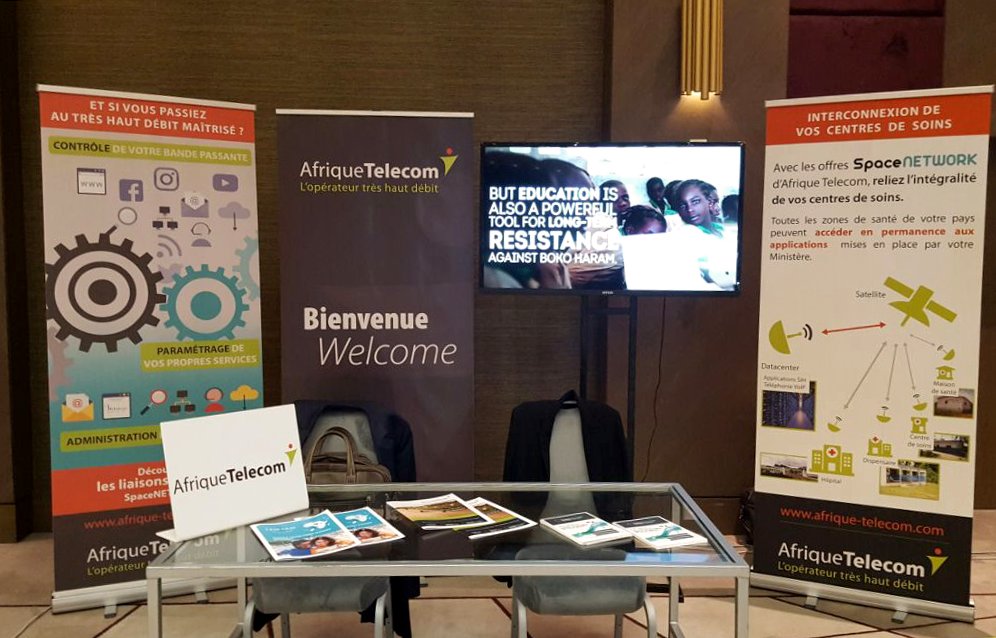 AfriqueTelecom's tweet image. A l'Africa IT &amp;amp; Telecom Forum d'Abidjan, retrouvez-nous sur notre stand jusqu'à demain soir! #Abidjan #Afrique #numérique