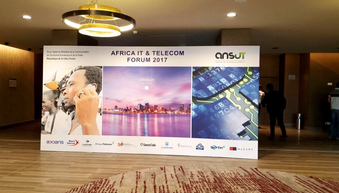 AfriqueTelecom's tweet image. A l'Africa IT &amp;amp; Telecom Forum d'Abidjan, retrouvez-nous sur notre stand jusqu'à demain soir! #Abidjan #Afrique #numérique