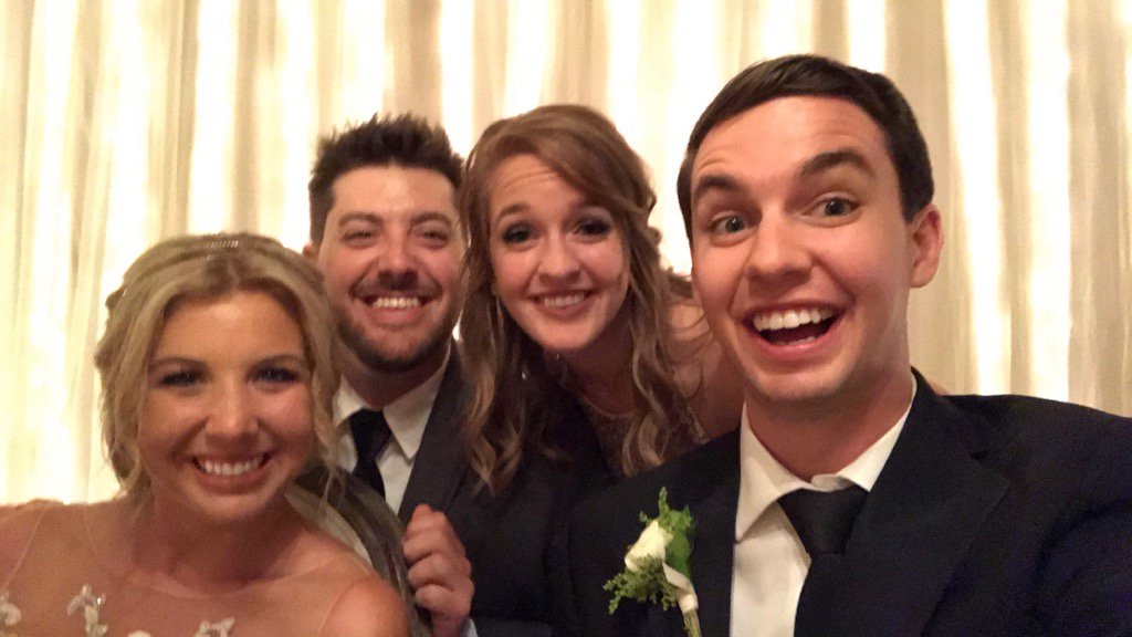 BasedBryan's tweet photo. Happy #NationalSiblingsDay @brittfuller22 @MicDuncHig @AnnieHiggins4 https://t.co/UyZDxSUq50