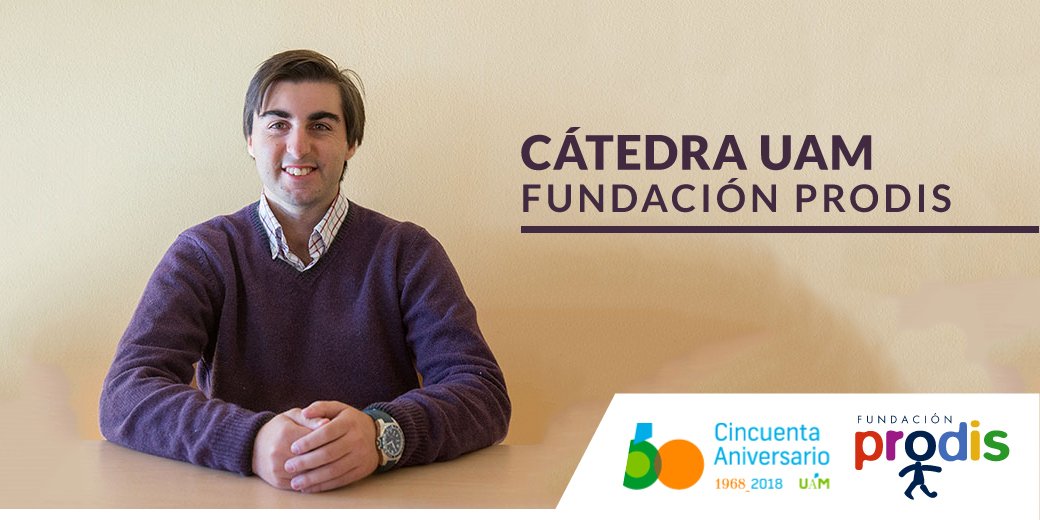 fuam_uam's tweet image. Gracias a la Cátedra @UAM_Madrid y @fundacionprodis hemos tenido el placer de conocer a Javier #Promentor #inclusión ow.ly/oOh830aEFQB