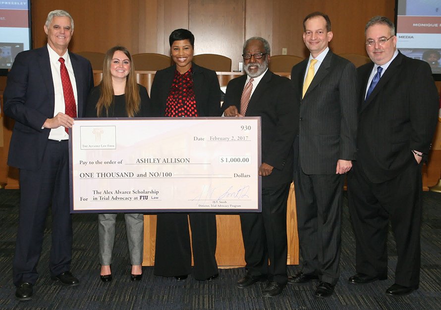FLBarNews's tweet photo. .@FIU College of Law graduate Ashley Allison awarded the Alex Alvarez Scholarship in Trial Advocacy - https://t.co/vgTbirYfB8 https://t.co/xm1xEFntgg