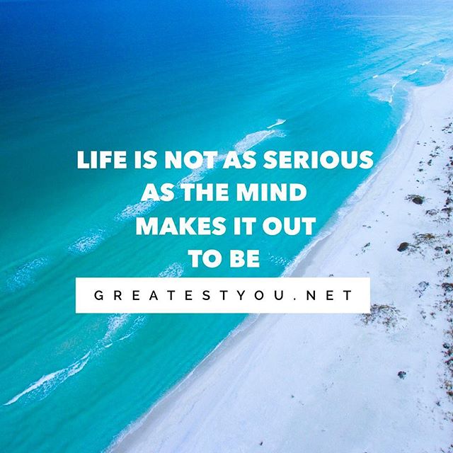 realwadescalez's tweet photo. Reposting @greatestyou:
Life is not as serious as the mind makes it out to be https://t.co/EHc8oCCCiq