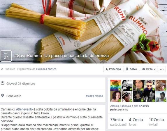 CorriereLOGIN's tweet photo. #SaveRummo, sui social la campagna di solidarietà per il Pastificio alluvionato ha avuto successo https://t.co/dGJfpoKtu5 https://t.co/2EnRqO2EjM