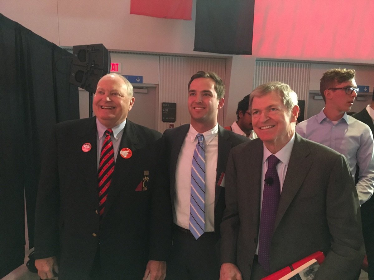 We were honored to get to see and meet with two great Gamma Xi Alumni, Myron Ullman and Tom Humes!