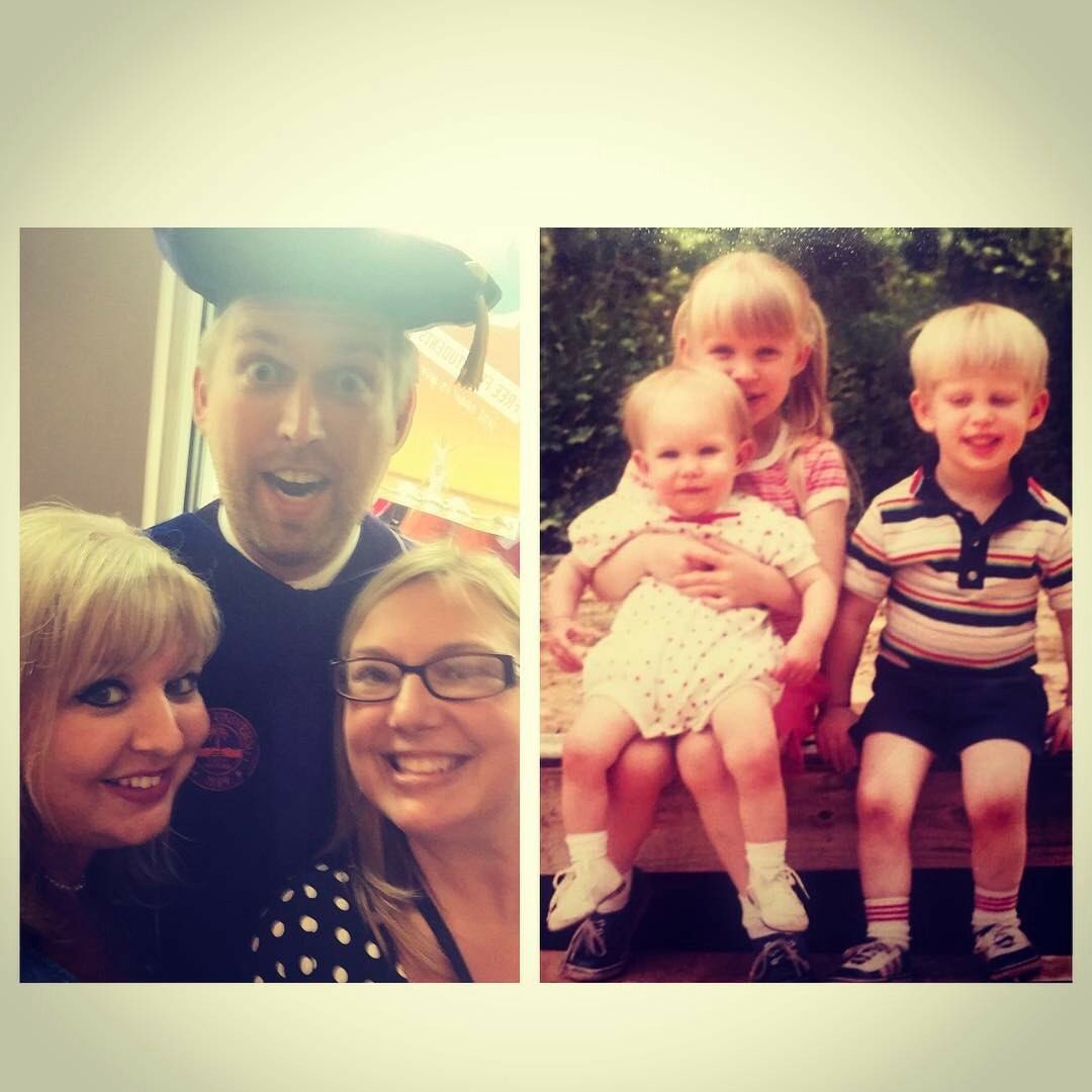 kellyvparks's tweet photo. Happy #NationalSiblingsDay. Love my brother and sister! #DrAaron and Anna https://t.co/p5QFd7BGOt