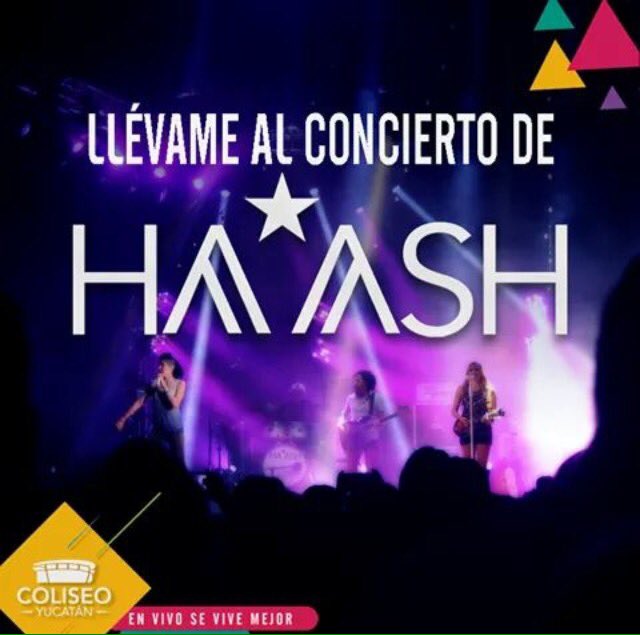 sheloveshaash's tweet photo. @haashoficial 
@haashoficial Si Este Tweet Llega A Los 50 RT'S Y 50 Me Gusta Nos Tomamos Varias Fotos El 20 De Mayo En Coliseo Yucatán. 😍😍 https://t.co/GE1FNeqHTs