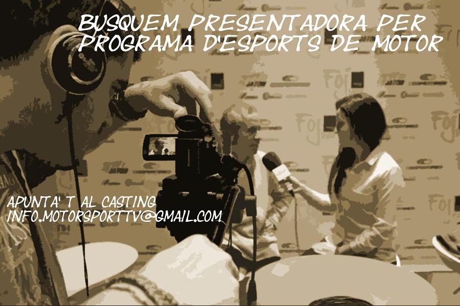 Buscamos presentadoras para el programa.