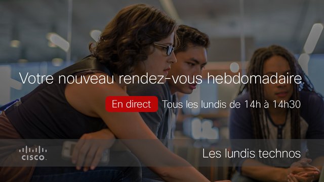 normtes's tweet image. Votre nouveau rendez-vous hebdomadaire. Les lundis technos en direct de Cisco Montréal. bit.ly/2oqyvDB