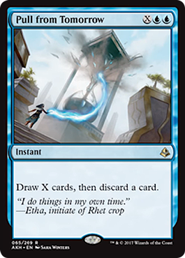 Rare blue card draw spell is a bit.. underwhelming. More #MTGAKH spoilers  at https://t.co/BoTBz5rHn4.