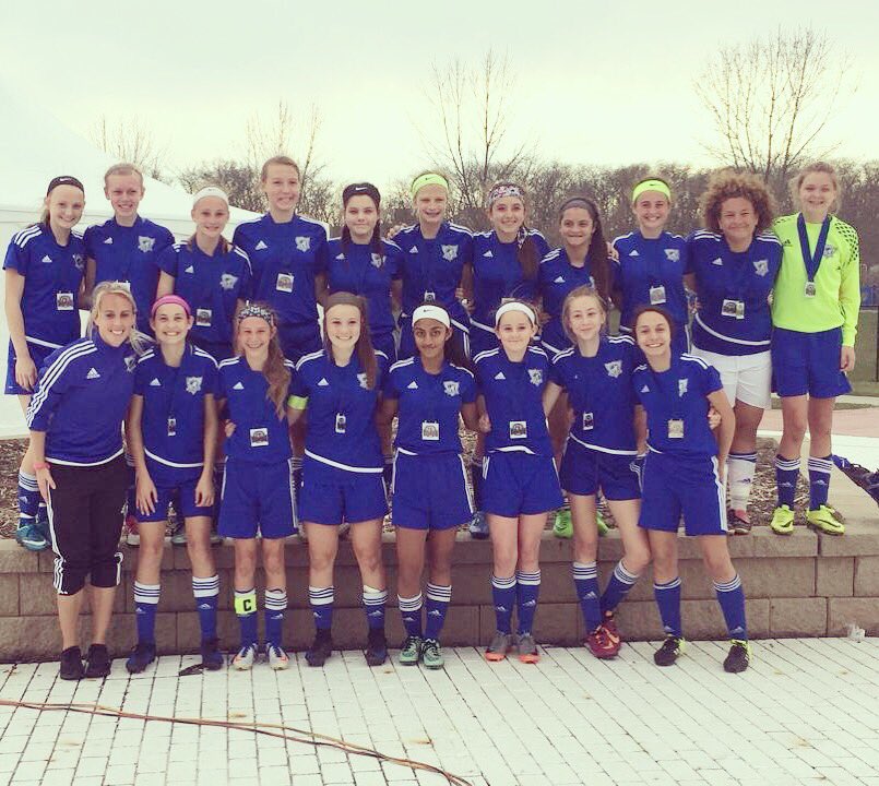 Sharpiee6's tweet photo. Next time, I'll open my eyes to witness their beastliness! PROUD OF YOU LADIES!!! #WDMSC #premiergames #u14 πβ½οΈ https://t.co/oIcmcw8BtP