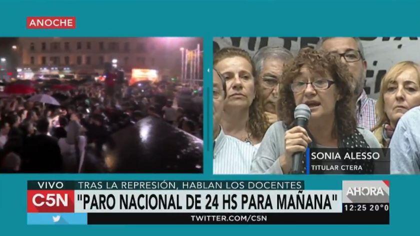 #ALERTA: CTERA anuncia un paro nacional para este martes 11 de abril. Además el miércoles harán "abrazos" en todas las escuelas del país