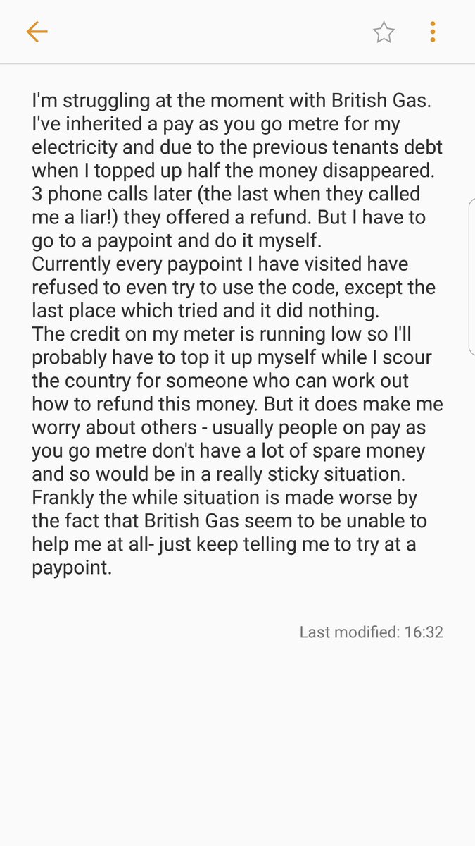 GirlandPanda's tweet photo. @BritishGas @BritishGasHelp Awful customer service and a problem spanning 3 weeks! Guess who's going to look for a new supplier tonight? https://t.co/U7Ps9Mld5C