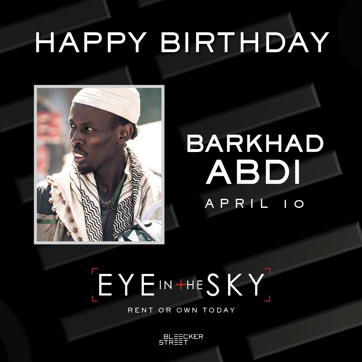 Happy Birthday Barkhad Abdi! Catch him today in 