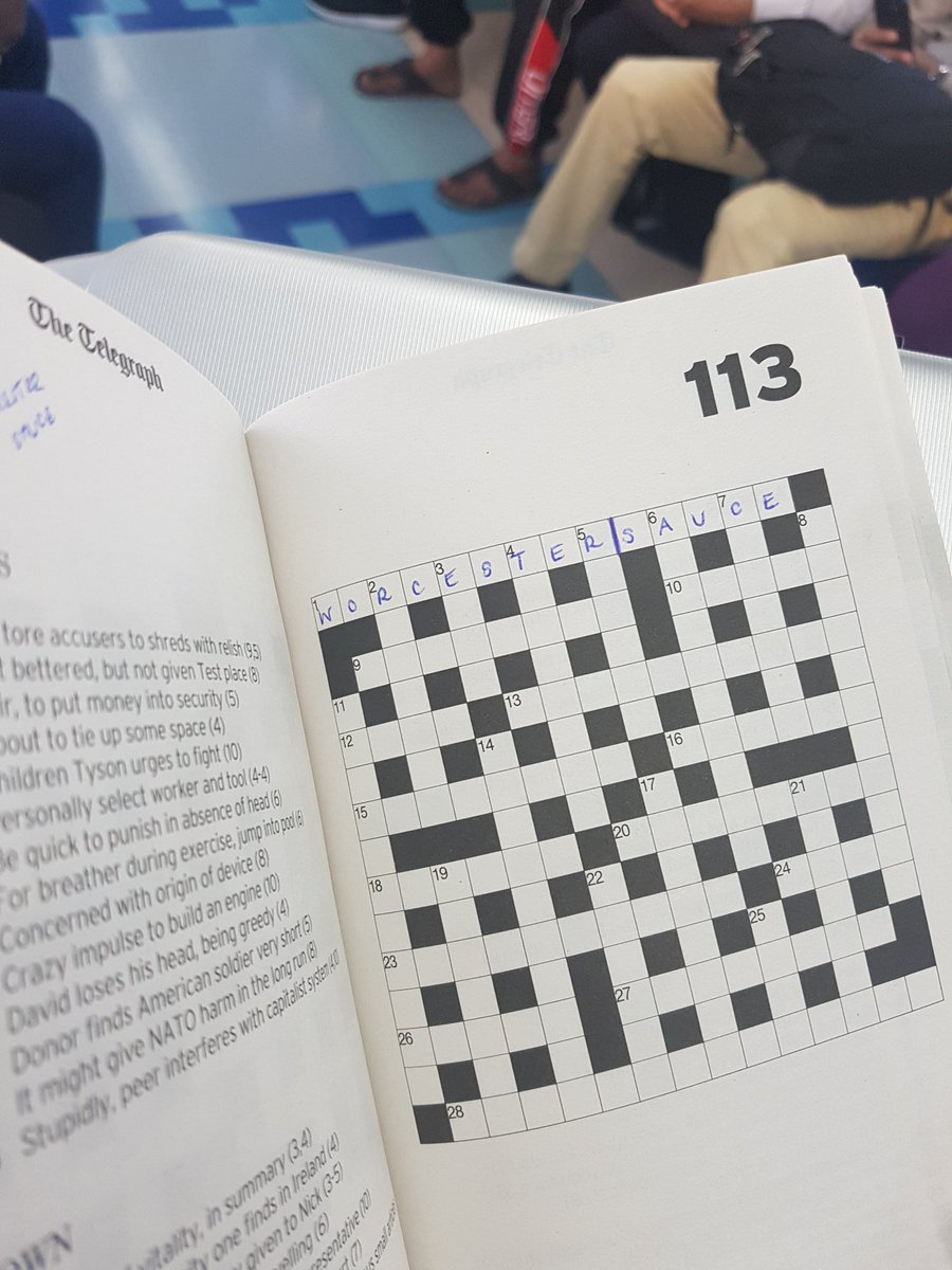 When the first clue is an anagram 🤗  #crossword #cyrpticcrossword #telegraphcrossword #commute