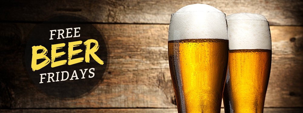 FoodbarSmm's tweet photo. #Foodbar deals!
Follow our twitter https://t.co/gjIMrjatFR and get a free beer on Friday @HitchhikersPub
#fridaynight #freebeer #promotion https://t.co/bs00Yyk6EJ