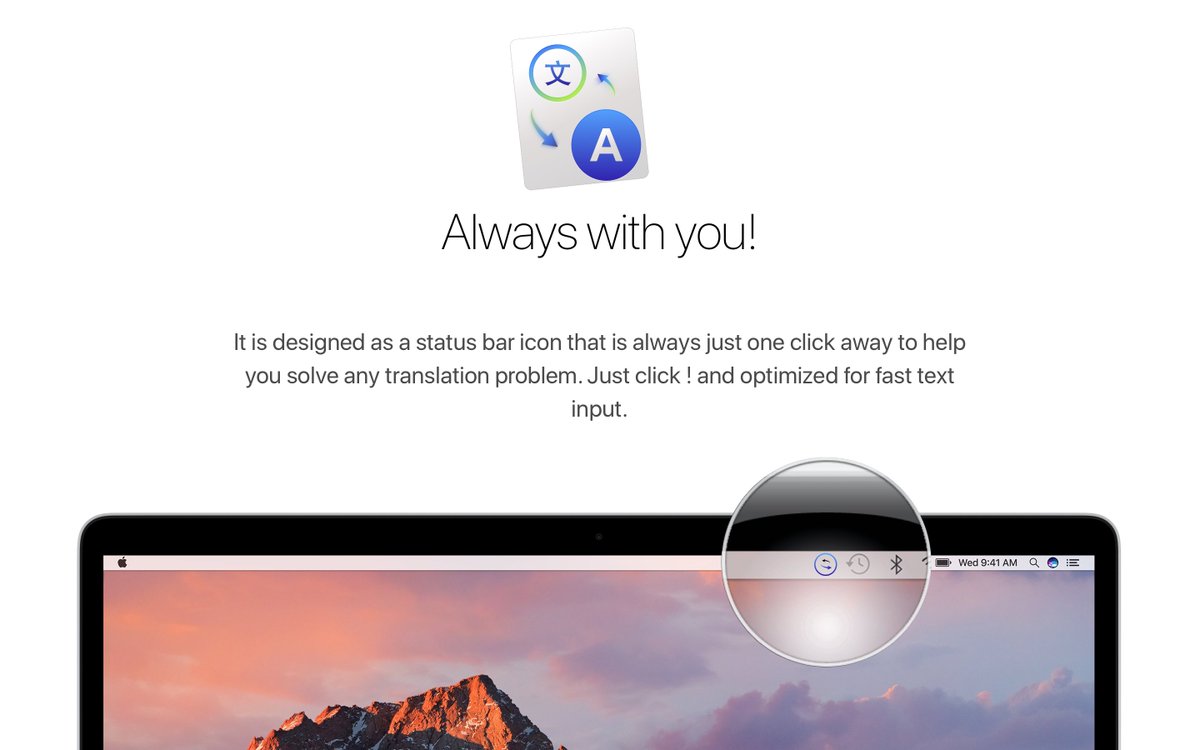applistication's tweet photo. #Translator &amp; #Dictionary, the most popular translator tool, now also on your #Mac. #AppStore  https://t.co/Sg6zRVlThW … #Free #limitedtime https://t.co/o77On3pw3a