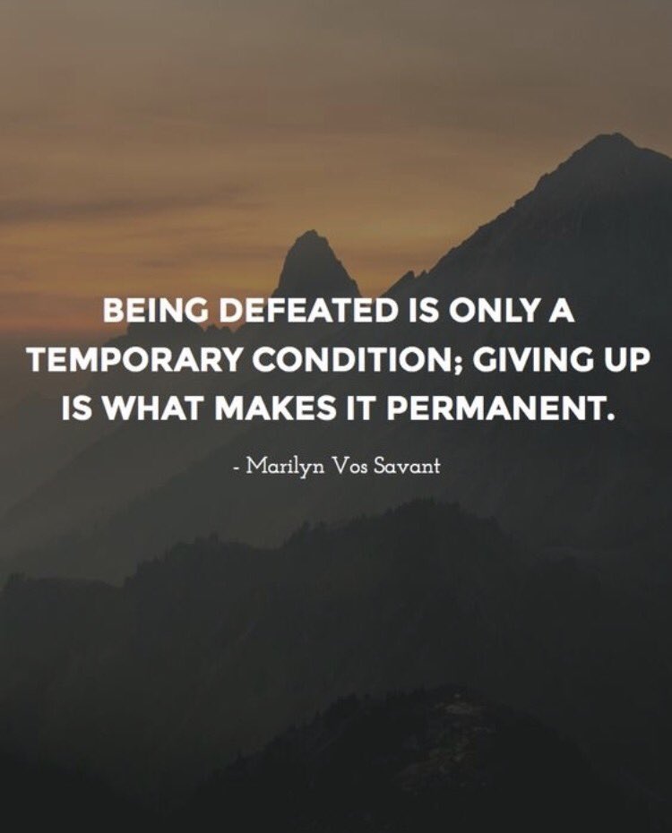 CoachTPlace's tweet photo. Don't make a permanent decision over a temporary condition.
Keep working, fighting, striving... 
https://t.co/Yl4kMpsQPh
(@InkyJohnson)