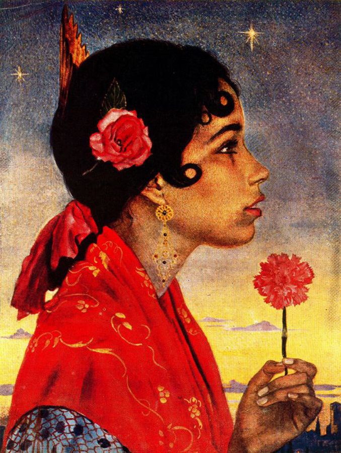 "Clavelina la gitana"
#painting George Owen Wynne Apperley