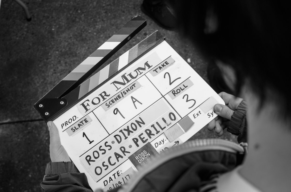 ForMumFilm's tweet photo. Preparing for #Day2 on #ForMumFilm - which includes writing the slate; setting up camera; going over our copy of 'The Holy Bible' and travel https://t.co/a4Hwaw4UUF